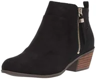 Botki damskie - Dr. Scholl's Shoes Damskie botki Brianna, Czarna mikrofibra - 36.5 EU - miniaturka - grafika 1