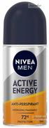 Dezodoranty i antyperspiranty męskie - Nivea - Men - Active Energy - 72H Anti-Perspirant - Antyperspirant w kulce dla mężczyzn - 50 ml - miniaturka - grafika 1