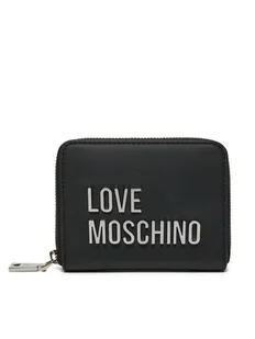 LOVE MOSCHINO Duży Portfel Damski JC5613PP1MKD000B Czarny - Portfele - miniaturka - grafika 1