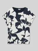 Koszulki i topy damskie - t-shirt o kroju relaxed fit z nadrukiem z przodu - miniaturka - grafika 1