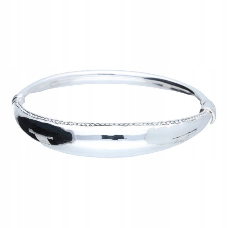 Bransoleta bangle srebro próby 92 na prezent 11.26g sztywna bransoletka