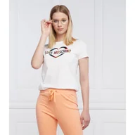 Koszulki i topy damskie - Love Moschino T-shirt | Regular Fit - miniaturka - grafika 1
