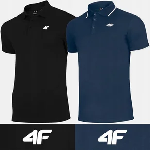 Koszulka Męska Polo 4f - 2szt Polówka Pz02 T-shirt Podkoszulek Sportowy L - Koszulki męskie - miniaturka - grafika 1