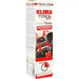 Preparat do czyszczenia klimatyzacji KLIMATYZACJA MAX Red Fruits TECH-ON - Kosmetyki samochodowe - miniaturka - grafika 1
