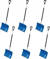 Łopaty i widły - ALPIN 6x Łopata do śniegu 2 alutube Zgarniacz do odśnieżania - miniaturka - grafika 1