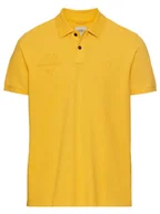 Koszulki męskie - Camel Active Koszulka polo w kolorze żółtym - miniaturka - grafika 1