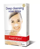 Maseczki do twarzy - Purederm plastry na nos głęboko oczyszczające, 6 szt. - miniaturka - grafika 1