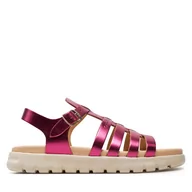 Buty dla dziewczynek - Sandały Geox J Sandal Soleima Gir J35GSB 000CF C8002 D Różowy - miniaturka - grafika 1