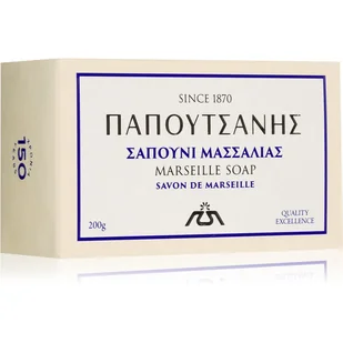 PAPOUTSANIS Marseille mydło oczyszczające w kostce 200 g - Mydła - miniaturka - grafika 1