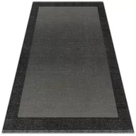 Dywany - Modny winylowy dywan wewnętrzny Szara rama 80x120 cm - miniaturka - grafika 1