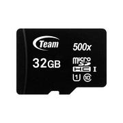 Karty pamięci - Team Group 500x MicroSDHC 32 GB Class 10 UHS-I TUSDH32GCL10U03 - miniaturka - grafika 1