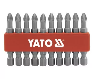 YATO Końcówki wkrętakowe ph2x50 mm, kpl. 10 szt. YT-0478 - Bity - miniaturka - grafika 3