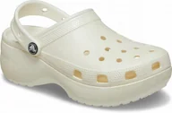 Klapki i japonki damskie - Damskie Buty Chodaki Klapki Crocs Platforma Glitter 207241 Clog 36-37 - miniaturka - grafika 1