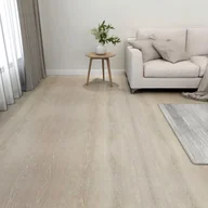 Panele podłogowe - Samoprzylepne panele podłogowe, 55 szt., PVC, 5,11 m², beżowe 324652 VIDAXL - miniaturka - grafika 1