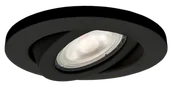 Oprawy, klosze i abażury - Light Prestige Oczko podtynkowe okrągłe ruchome Lagos czarne LP-440/1RS BK movable - miniaturka - grafika 1