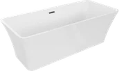 Wanny - Mexen Tonia wanna wolnostojąca 170 x 75 cm, biała, przelew gun gray szczotkowany - 52171707500-66 - miniaturka - grafika 1