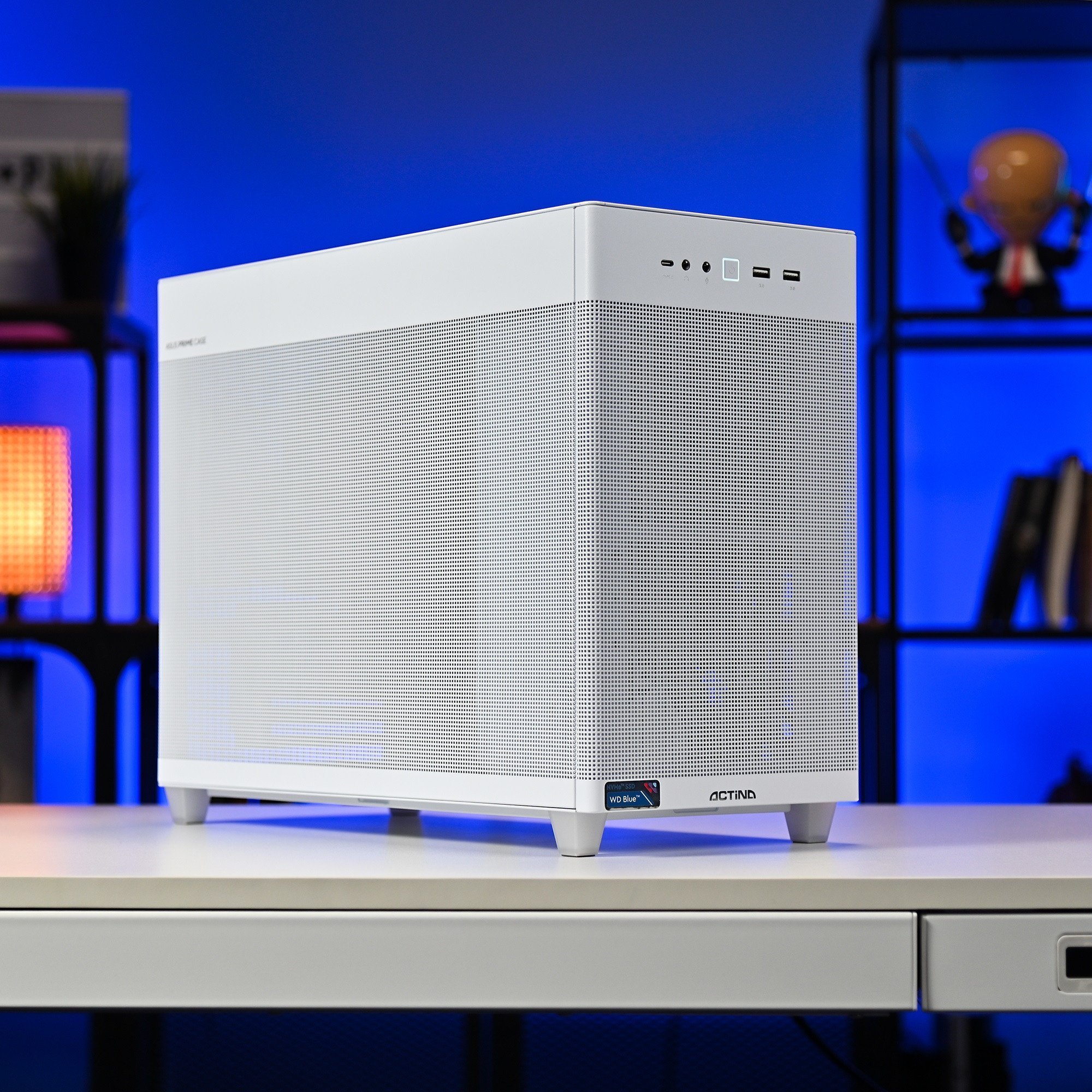 Actina PC AMD Ryzen™ 7 7800X3D 32 GB DDR5-SDRAM 1 TB SSD NVIDIA GeForce RTX 5070 Ti Mini Tower Biały