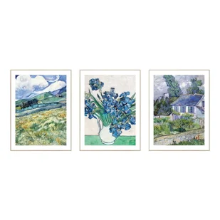 Obrazy - reprodukcje zestaw 3 szt. 30x40 cm Van Gogh - Obrazy i zdjęcia na płótnie - miniaturka - grafika 1