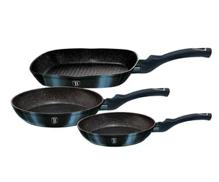 Berlinger Haus Zestaw 3 patelni granitowych 20/24/28cm bh-6140 aquamarine BH-6140 Kinghoff - Patelnie - miniaturka - grafika 10