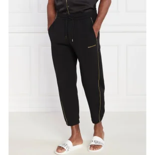 Emporio Armani Spodnie dresowe | Regular Fit - Dresy męskie - miniaturka - grafika 1
