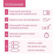 Testy ciążowe i diagnostyczne - TITLIS SPÓŁKA Z OGRANICZONĄ ODPOWIEDZIALNOŚCIĄ ZINIQ Test ciążowy płytkowy 1 sztuka - miniaturka - grafika 1