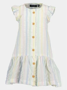 Blue Seven Sukienka letnia 919047 X Kolorowy Regular Fit - Sukienki i spódniczki dla dziewczynek - miniaturka - grafika 1