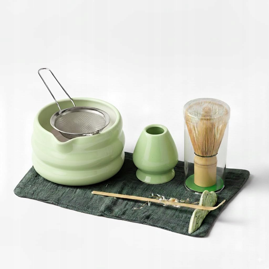 Zestaw Do Japońskiej Herbaty Matcha Zestaw Do Robienia Matchy Pistachio