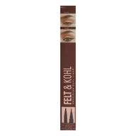 Eyelinery - MAKEUP REVOLUTION Felt & Kohl Eyeliner Brown 0,16g Brown 0.2 g - miniaturka - grafika 1