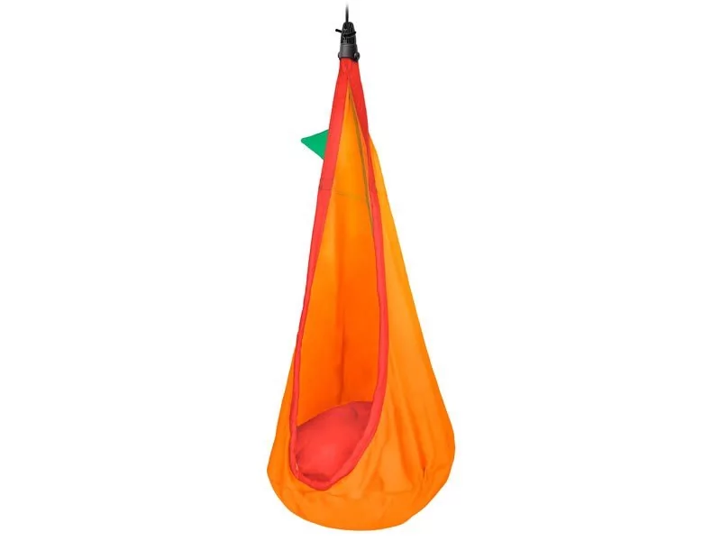 La Siesta Fotel hamakowy dla dzieci Joki, pomarańczowy, 70x150 cm