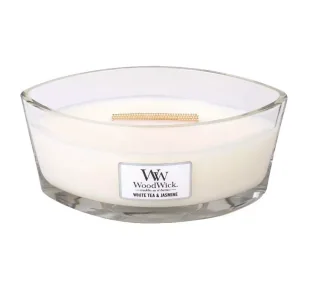 WoodWick Świeca zapachowa Hearthwick White Tea & Jasmine - Świece - miniaturka - grafika 1