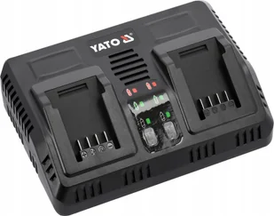 Ładowarka Yato YATO ŁADOWARKA PODWÓJNA 18V 2.2A - Ładowarki i akumulatory - miniaturka - grafika 1