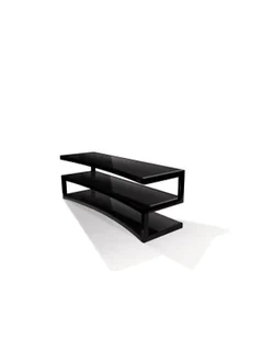 Norstone Esse AV Curve – zakrzywiony stolik RTV/Hi‑Fi 110 cm - Szafki RTV - miniaturka - grafika 1