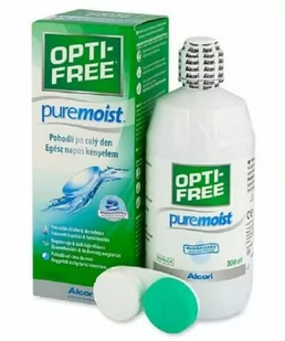 Opti-Free PureMoist 300ml - Płyny do soczewek kontaktowych - miniaturka - grafika 1