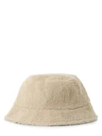 Czapki męskie - Finshley & Harding London Męski dwustronny bucket hat Mężczyźni Bawełna beżowy|lila jednolity, 59 - miniaturka - grafika 1