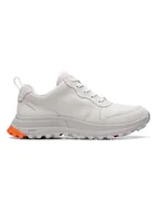 Trampki damskie - Clarks Skórzane sneakesy ''ATLTrekFreeWP'' w kolorze białym - miniaturka - grafika 1