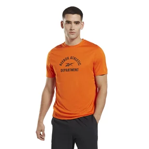Męska Koszulka z krótkim rękawem REEBOK ID TRAIN GRAPHIC SS TEE IC7665 – Pomarańczowy - Koszulki męskie - miniaturka - grafika 1