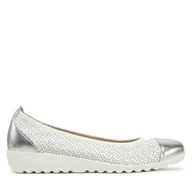 Baleriny - Baleriny Caprice 9-22103-42 Biały - miniaturka - grafika 1