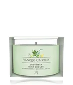 Świece - Yankee Candle Cucumber Mint Cooler Signature Single Filled Votive Świeca zapachowa 37 g - miniaturka - grafika 1