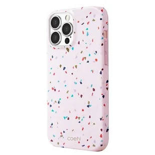 Uniq etui Coehl Terrazzo iPhone 13 Pro Max 6,7" różowy/blush pink Uni000557 - Etui i futerały do telefonów - miniaturka - grafika 1