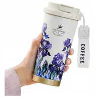 Kubki termiczne - Kubek Termiczny 500Ml Ze Słomką Na Kawę Herbatę Zimne Napoje Kolorowy - miniaturka - grafika 1