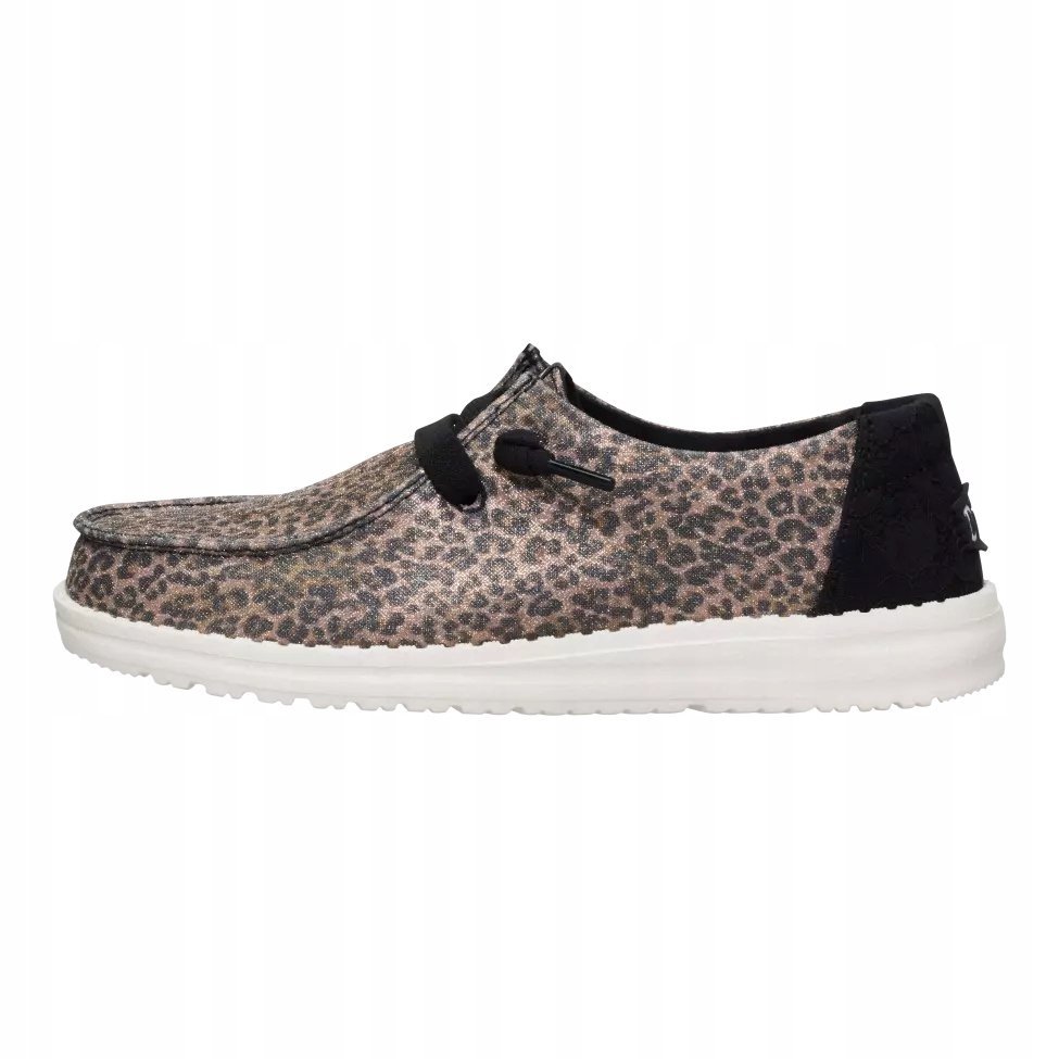HeyDude Damskie Mokasyny Buty Półbuty Wsuwane Wendy Sparkle Animal 37