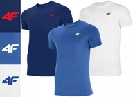 Koszulki męskie - Koszulka Męska 4f Zestaw 3 Szt. Tz65 T-shirt Podkoszulek Na Co Dzień Xxl - miniaturka - grafika 1