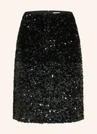 Spódnice - Calvin Klein Spódnica Z Cekinami schwarz - miniaturka - grafika 1