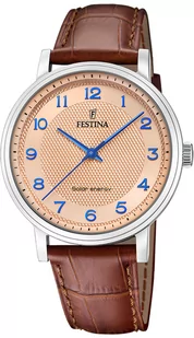 Zegarek Zegarek Festina F20660-2 Solar Energy Classic - Zegarki męskie - miniaturka - grafika 1