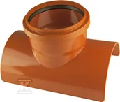 Odwodnienia, kanały i akcesoria - Siodło / przyłącze siodłowe PVC 200x160/90 do kanalizacji zewnętrznej, do klejenia - miniaturka - grafika 1