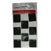 Zawiasy, okucia i inne akcesoria - F Antypoślizg 27x27 czarny 9szt. - miniaturka - grafika 1