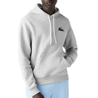 Bluzy sportowe męskie - Bluza Lacoste Loose Fit SH6404-CCA - szara - miniaturka - grafika 1