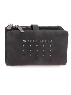 Pepe Jeans Portfel "Holly" w kolorze antracytowym - 14 x 9 x 2 cm - Portfele - miniaturka - grafika 1