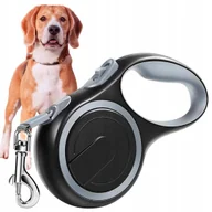 Smycze dla psów - Automatyczna Smycz Dla Psa Odblaskowa Taśma Wytrzymała Blokada 15Kg 3M - miniaturka - grafika 1