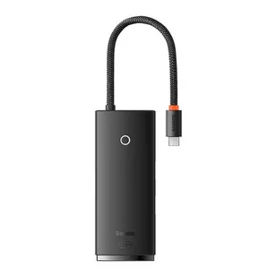 Hub Baseus OS Lite 6-Port (Typ-C do HDMI+USB3.0*2+PD+SD/TF) (czarny) - Huby USB - miniaturka - grafika 2
